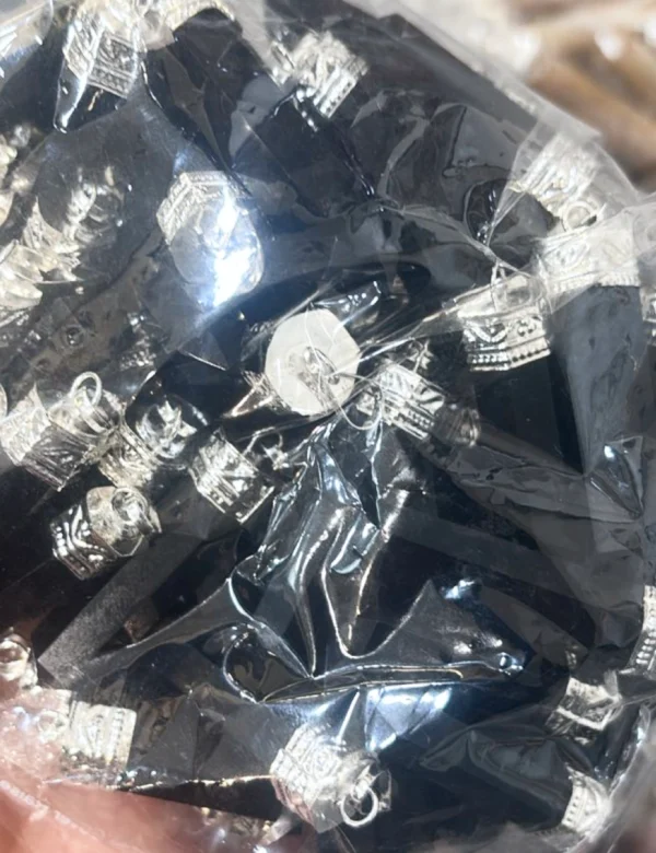 Black Tourmaline Pencil Pendant