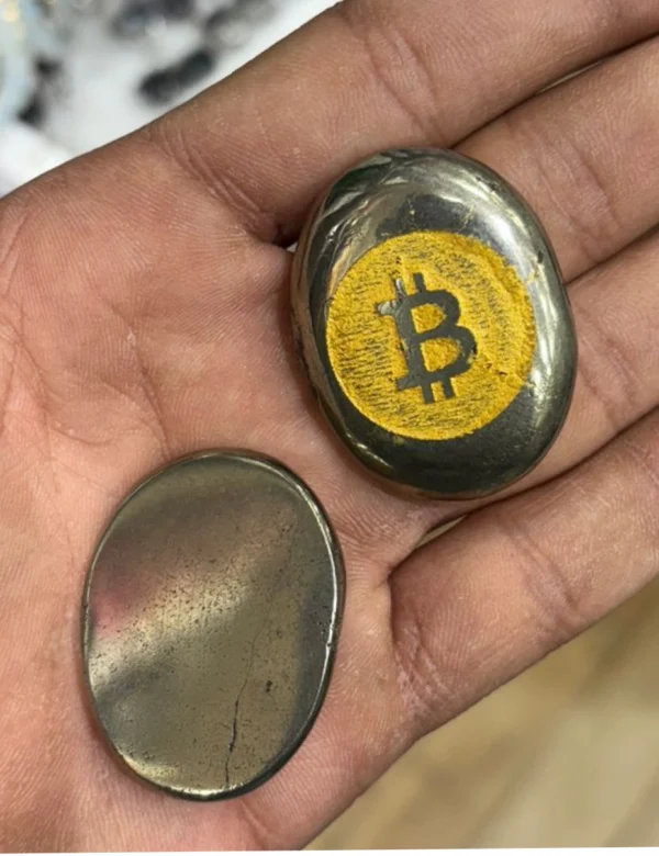 Pyrite Zibu Coin – Abundance, Protection & Divine Energy - Image 2