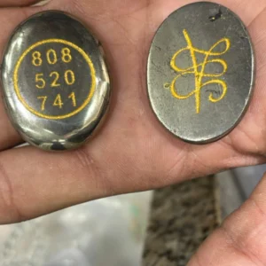 Pyrite Zibu Coin – Abundance, Protection & Divine Energy